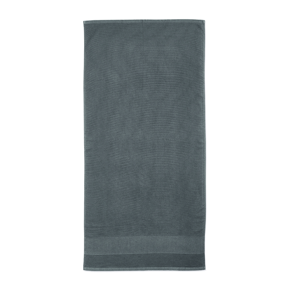 Serviette à personnaliser coton recyclé 500g Botticelli L Gris foncé